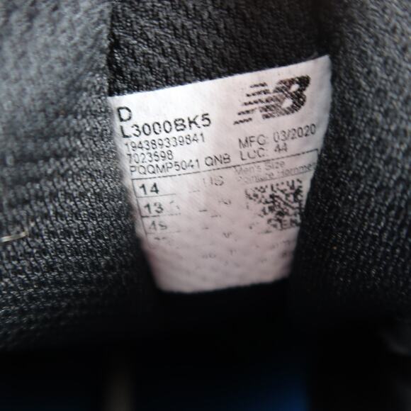 New Balance Shoes Mens 14 Baseball Cleats Metal Fresh Foam L3000BK5 Sport Black - Picture 6 of 12